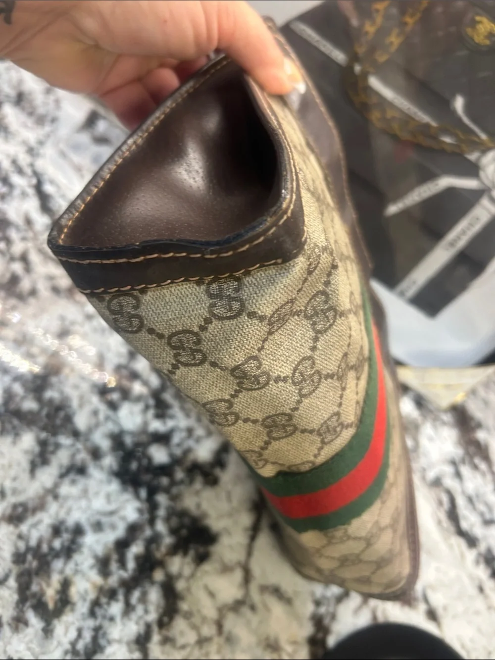 Gucci toiletry bag